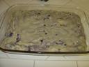Blueberry mochi batter