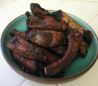 Maple glazed ribs