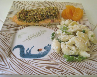 pistachio crusted salmon