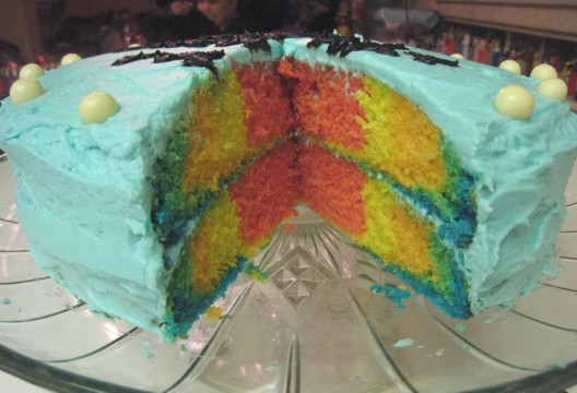 inside the Rainbow Cake sm