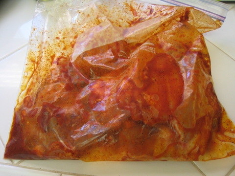 chicken in a bag