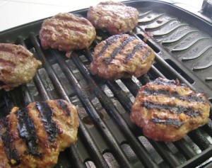 burgers on