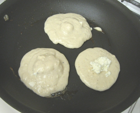 on the pan