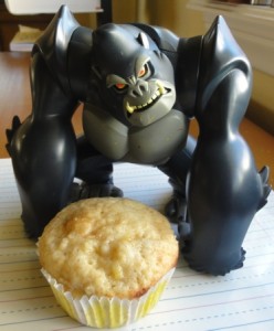 gorilla grodd and his banana yogurt muffin sm