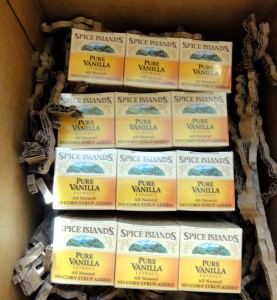 years supply of vanilla