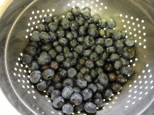 bluberries washed