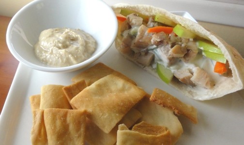 leftover turkey for pita sandwiches