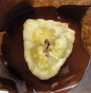 banana chocolate cupcake