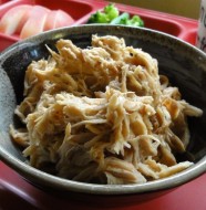 bowl of lichee tea chicken