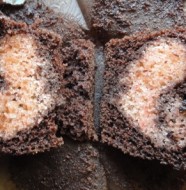 magic heart cupcake cut