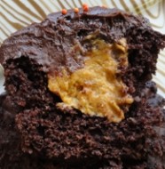 pumpkin pie filled cupcake cut sm