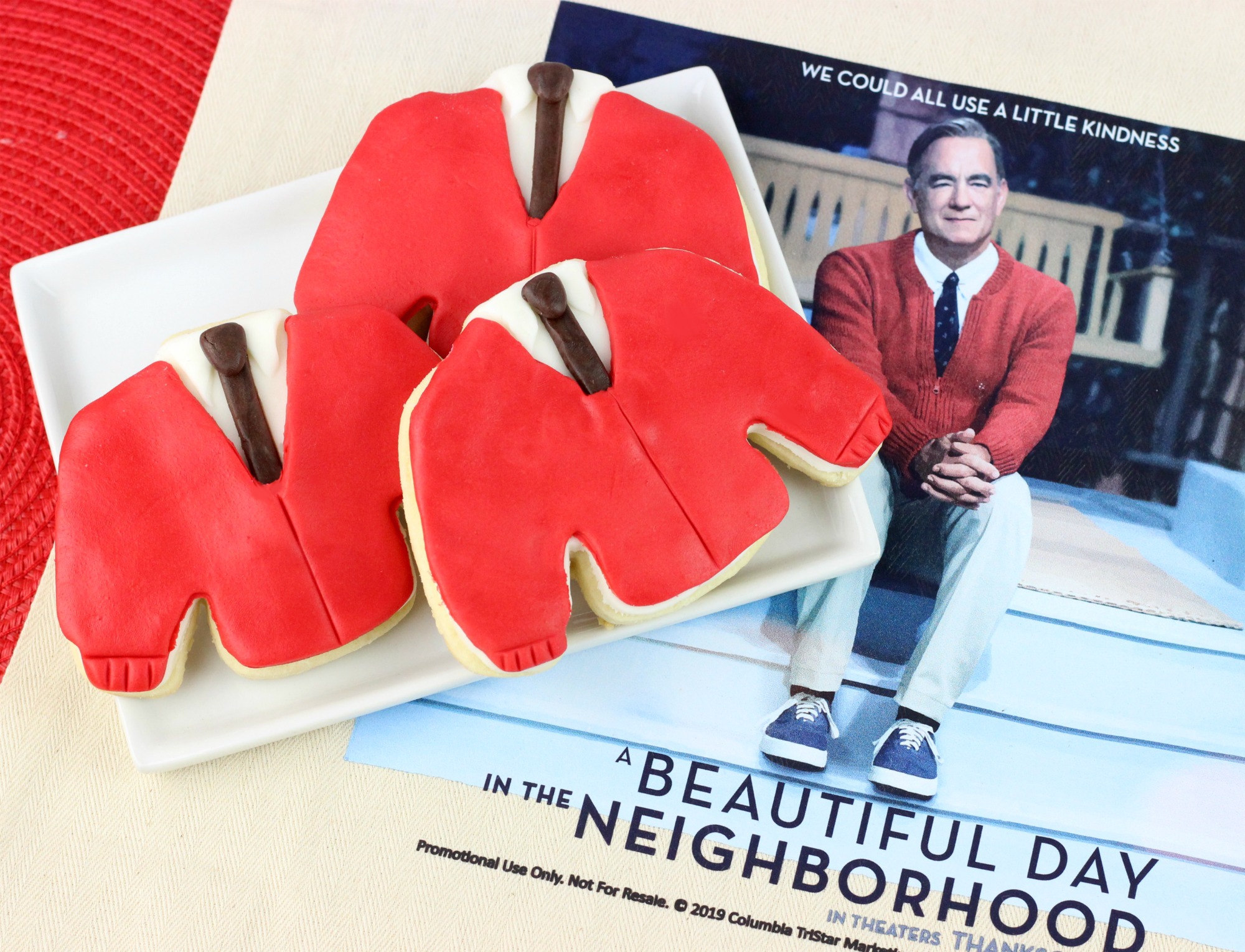 Mister Rogers Sweater Cookies justJENN recipes justJENN recipes