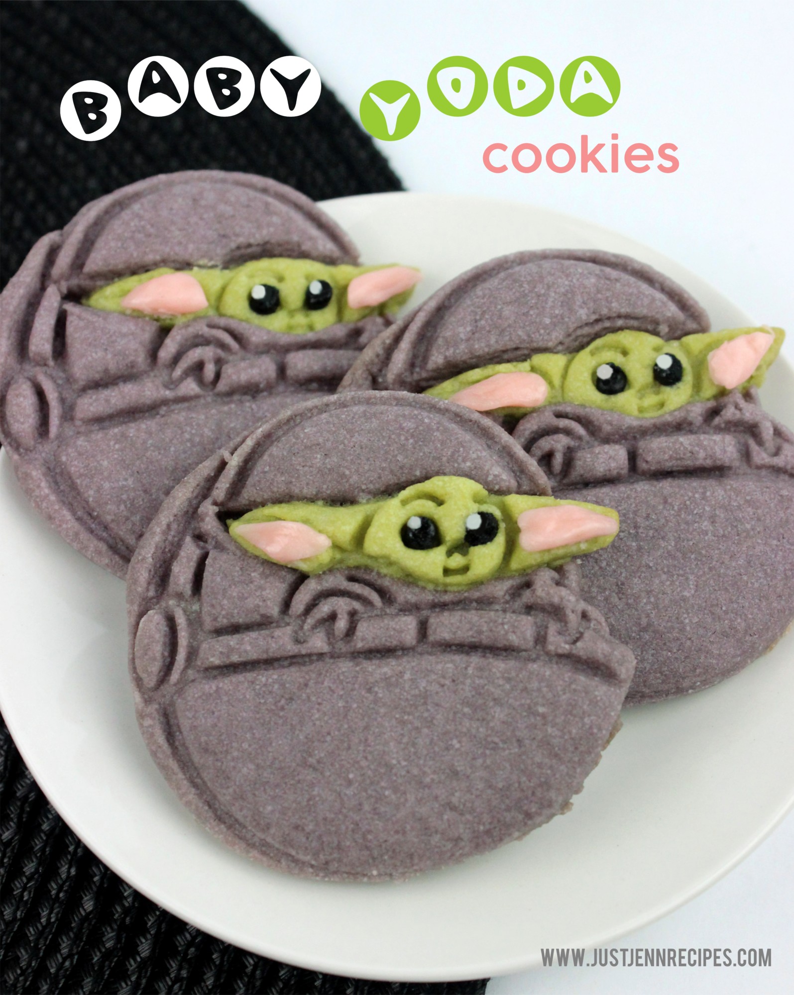 Star Wars Baby Yoda Carriage Cookies justJENN recipes justJENN recipes