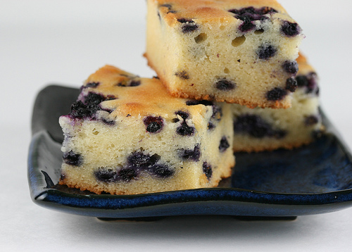Blueberry Mochi Cake the Food Librarian