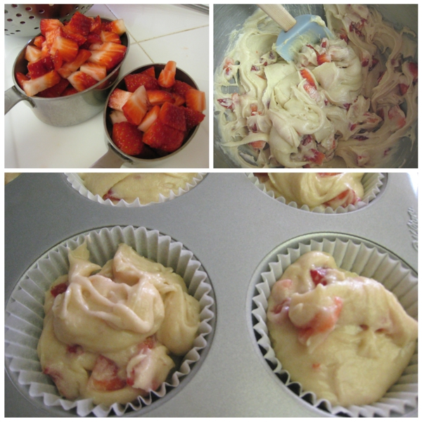 Fresh Strawberry Cupcakes