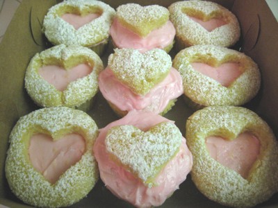 pink lemon cupcakes