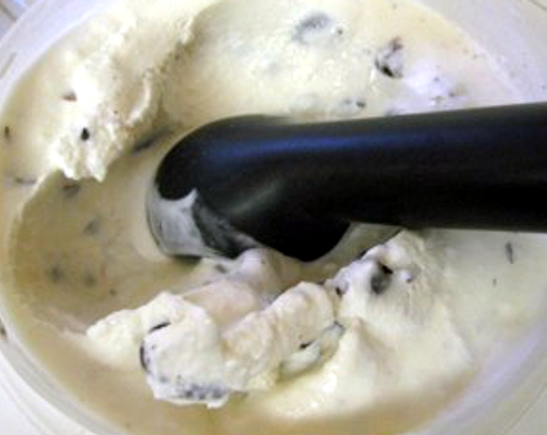 vanilla almond ice cream
