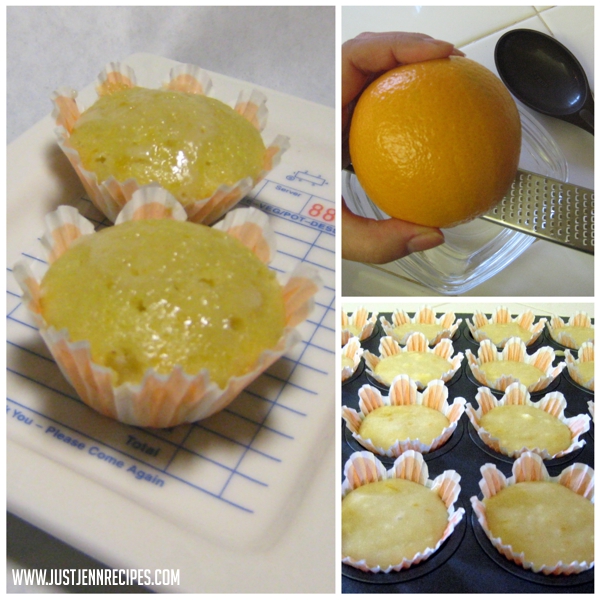 Orange Cupcakes prep