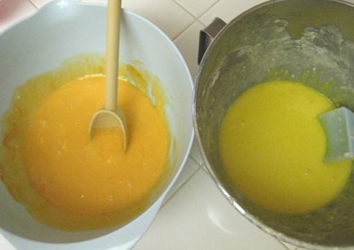 candy corn batter