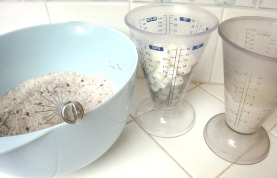 chocolate marshmallow mise en place