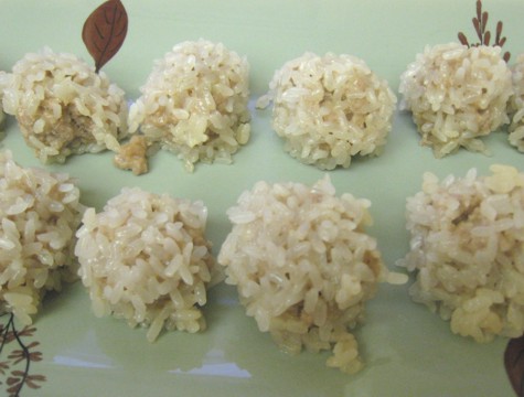 mochi rice meatballs sm