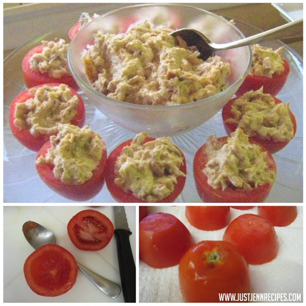 Crab Salad Stuffed Tomatoes