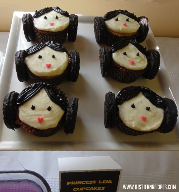 Princess Leia Cupcakes