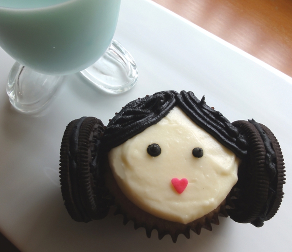 Star Wars Princess Leia Cupcake