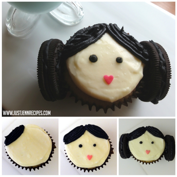 Star Wars Princess Leia Cupcakes recipe