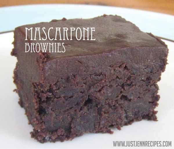 mascarpone brownies