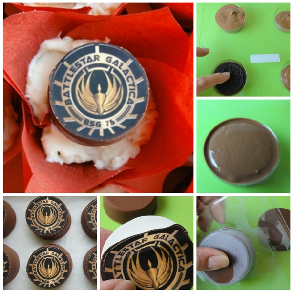 Battlestar Galactica Oreo Cupcakes