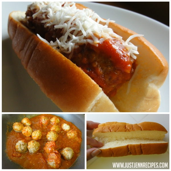 Meatball Subs prep