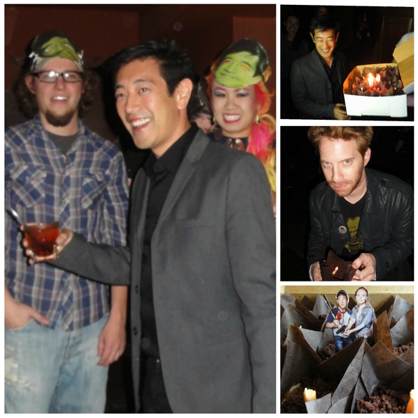 Grant Imahara birthday cupcakes