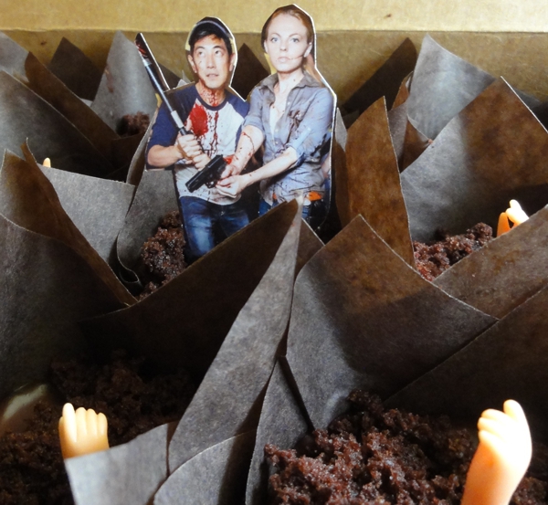 Grant Imahara zombie cupcakes