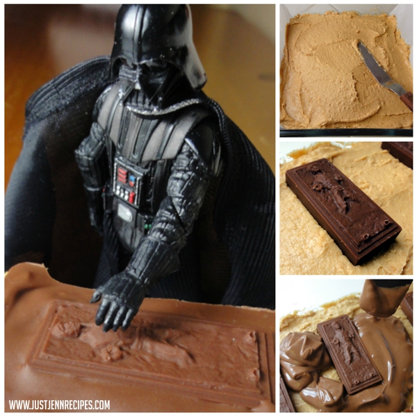 Star Wars Peanut Butter Carbonite Bars recipe