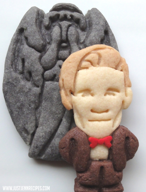 Doctor and Weeping Angel Cookies