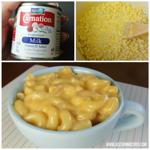 Homemade Box Mac n Cheese prep