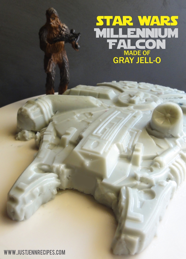 Gray Jello Millennium Falcon