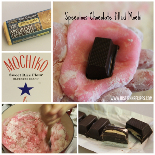 Speculoos Chocolate Filled Mochi