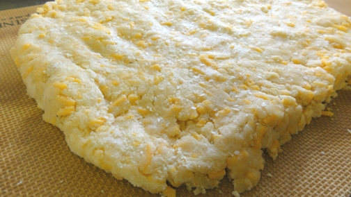 cheddar cheese scones pressed