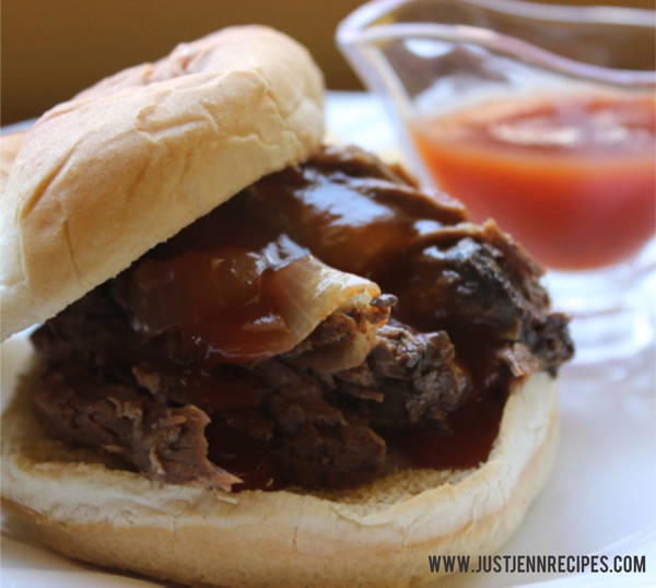 bbq roast beef sandwich