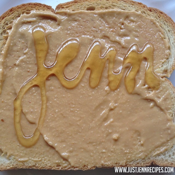 peanut butter honey toast