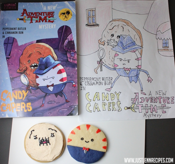 Adventure Time Candy Capers cookies