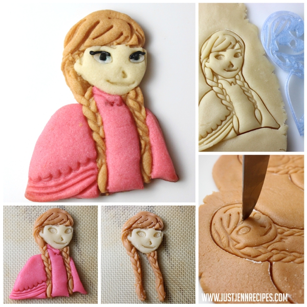 Frozen Anna cookies