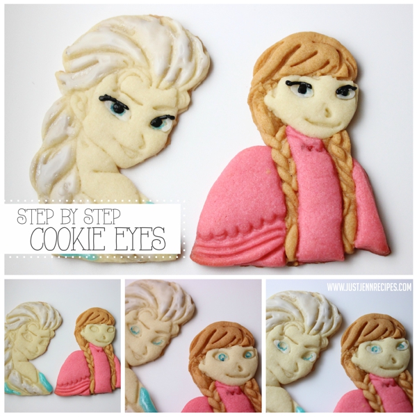 Step by Step Cookie Eyes