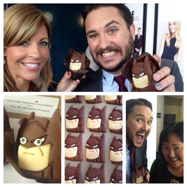 Wil Wheaton Batman Cupcakes