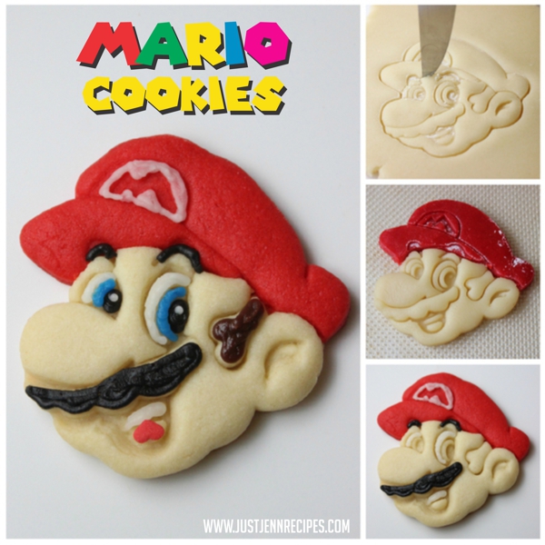 Mario cookies prep