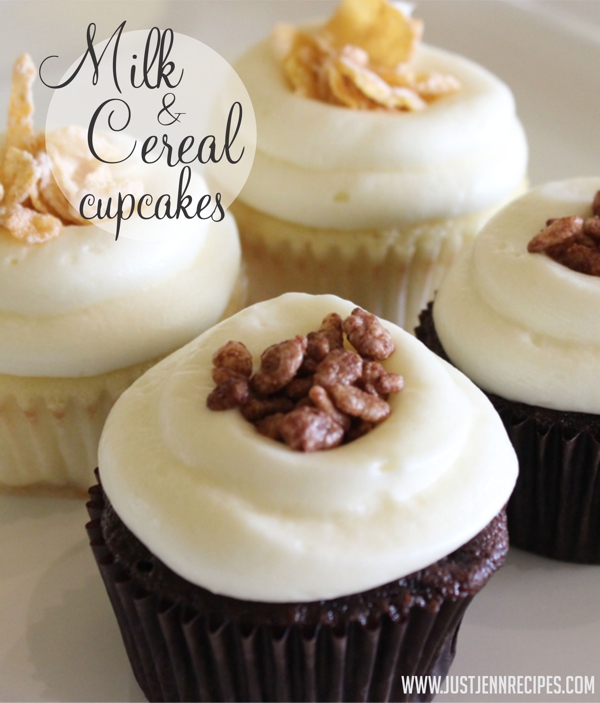 Milk and Cereal Cupcakes recipe