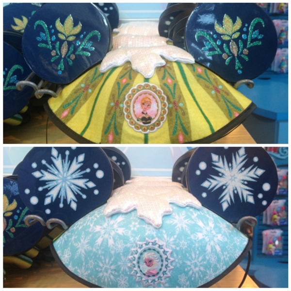 Two sided Anna and Elsa Mickey Ears