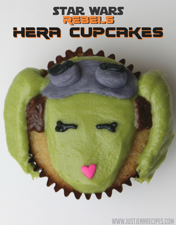 Star Wars Rebels Hera cupcake
